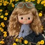 PERRUQUE DOLL WIG ALIZEE MIEL 7/8" POUPÉE BJD DIANNA EFFNER LITTLE DARLING NIKKI BRITT DOLLS DOLLFIE MSD KAYE WIGGS...