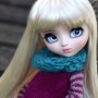 PERRUQUE POUPÉE DOLL WIG RAINBOW BLONDE 8/9 BJD MEADOWDOLLS DUMPLING PULLIP KAYE WIGGS WICHTEL MUI CHAN MIDDIE BLYTHE