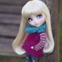 PERRUQUE POUPÉE DOLL WIG RAINBOW BLONDE 8/9 BJD MEADOWDOLLS DUMPLING PULLIP KAYE WIGGS WICHTEL MUI CHAN MIDDIE BLYTHE