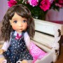 PERRUQUE DOLL WIG ALIZEE CAFE 6/7" POUPÉE BJD YOSD MUDOLL DOTORIES MEADOWDOLLS CHIBBIS IPLEHOUSE LITTLE FEE UNOA PATSY ...