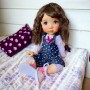 PERRUQUE DOLL WIG ALIZEE CAFE 6/7" POUPÉE BJD YOSD MUDOLL DOTORIES MEADOWDOLLS CHIBBIS IPLEHOUSE LITTLE FEE UNOA PATSY ...