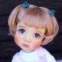 PERRUQUE DOLL WIG BOB BLOND PECHE 8/9 POUPÉE BJD MEADOWDOLLS PULLIP KAYE WIGGS WICHTEL SD LUTS MUI CHAN MIDDIE BLYTHE