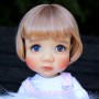 PERRUQUE DOLL WIG BOB BLOND DUO 8/9 POUPÉE BJD MEADOWDOLLS PULLIP KAYE WIGGS WICHTEL SD LUTS MUI CHAN MIDDIE BLYTHE