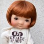 PERRUQUE DOLL WIG BOB MIXTE CARROT 8.9 POUPÉE BJD MEADOWDOLLS PULLIP KAYE WIGGS WICHTEL MIDDIE BLYTHE