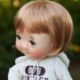 PERRUQUE DOLL WIG BOB MIXTE GOLDEN BLOND 8/9 POUPÉE BJD DOLL MEADOWDOLLS PULLIP KAYE WIGGS WICHTEL MUI CHAN MIDDIE BLYTHE