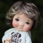 PERRUQUE DOLL WIG FOXY CAFÉ AU LAIT 8/9 POUPÉE BJD MEADOWDOLLS PULLIP KAYE WIGGS WICHTEL SD LUTS MUI CHAN MIDDIE BLYTHE