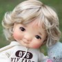PERRUQUE WIG FOXY DUO BLOND 8/9 BOY & GIRL POUPÉE BJD MEADOWDOLLS PULLIP KAYE WIGGS WICHTEL SD LUTS MUI CHAN MIDDIE BLYTHE