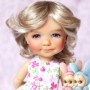 PERRUQUE WIG FOXY DUO BLOND 8/9 BOY & GIRL POUPÉE BJD MEADOWDOLLS PULLIP KAYE WIGGS WICHTEL SD LUTS MUI CHAN MIDDIE BLYTHE