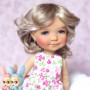 PERRUQUE WIG FOXY DUO BLOND 8/9 BOY & GIRL POUPÉE BJD MEADOWDOLLS PULLIP KAYE WIGGS WICHTEL SD LUTS MUI CHAN MIDDIE BLYTHE