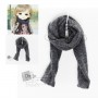 ECHARPE GRISE POUR POUPÉE BJD DOLL MEADOWDOLLS TWINKLES LATI YELLOW PUKIFEE IRREALDOLL ET AUTRES PETITES DOLLS