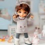 ROBE MORI CLEAR LAN POUR POUPÉE BJD DOLL MEADOWDOLLS TWINKLES LATI YELLOW PUKIFEE IRREALDOLL ET AUTRES PETITES DOLLS