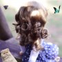 PERRUQUE DOLL WIG NEW LONG SOFT MOHAIR DARK GINGEMBRE 9-10 POUR POUPÉE BJD QBABY BLYTHE MEADOWDOLLS MAE ADRYN