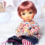 PERRUQUE DOLL WIG BOB BLOND ROSE 8/9 POUPÉE BJD MEADOWDOLLS PULLIP KAYE WIGGS WICHTEL SD LUTS MUI CHAN MIDDIE BLYTHE