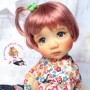 PERRUQUE DOLL WIG BOB BLOND ROSE 8/9 POUPÉE BJD MEADOWDOLLS PULLIP KAYE WIGGS WICHTEL SD LUTS MUI CHAN MIDDIE BLYTHE