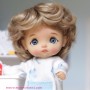 PERRUQUE WIG ANGE BLOND GINGER POUPÉE BJD STODOLL OB11 CUSTOM SYBARITE AMYDOLL KKNER LATI YELLOW PUKIFEE DOLL