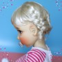 PERRUQUE POUPÉE DOLL WIG LALA BLONDE POUPÉE BJD MEADOWDOLLS MAE ADRYN ZWERGNASE BLYTHE CUSTOM DOLLS ...