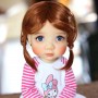 PERRUQUE POUPÉE DOLL WIG CHOUPETTE ROUSSE BJD QBABY ROGERDOLL MEADOWDOLLS MAE ADRYN ZWERGNASE BLYTHE CUSTOM DOLLS
