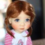 PERRUQUE POUPÉE DOLL WIG CHOUPETTE ROUSSE BJD QBABY ROGERDOLL MEADOWDOLLS MAE ADRYN ZWERGNASE BLYTHE CUSTOM DOLLS