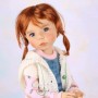 PERRUQUE POUPÉE DOLL WIG CHOUPETTE ROUSSE BJD QBABY ROGERDOLL MEADOWDOLLS MAE ADRYN ZWERGNASE BLYTHE CUSTOM DOLLS