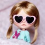 PERRUQUE POUPÉE DOLL WIG 10.11 CHOUPETTE BLOND MIEL BJD QBABY ROGERDOLL MEADOWDOLLS MAE ADRYN ZWERGNASE BLYTHE CUSTOM DOLLS