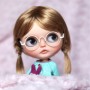PERRUQUE POUPÉE DOLL WIG 10.11 CHOUPETTE BLOND MIEL BJD QBABY ROGERDOLL MEADOWDOLLS MAE ADRYN ZWERGNASE BLYTHE CUSTOM DOLLS