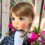 PERRUQUE POUPÉE DOLL WIG 10.11 CHOUPETTE BLOND MIEL BJD QBABY ROGERDOLL MEADOWDOLLS MAE ADRYN ZWERGNASE BLYTHE CUSTOM DOLLS