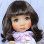 PERRUQUE POUPEE DOLL WIG BISCOTTE CAFE 9.10" BJD QBABY RODGERDOLL MEADOWDOLLS MAE ZWERGNASE BLYTHE CUSTOM DOLLS