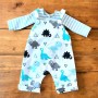COTTON STRIPED BODYSUIT CLOTHING FOR BJD MEADOWDOLLS BB 18" SAFFI BAILEY SYLVIA SCARLETT GOTZ AMERICAN GIRL DOLL