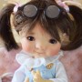 CHOUETTES LUNETTES NOIRES POUR VOS MINIS POUPEES PULLIP BJD MEADOWDOLL DUMPLINGS PATTI TELLA GIGI BAILEY ...