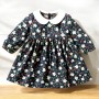 BELLE ROBE COL CLAUDINE POUPÉE BJD DOLL MEADOWDOLLS 18" SAFFI BAILEY SYLVIA SCARLETT GOTZ AMERICAN GIRL ETC...