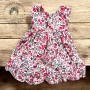 BELLE ROBE POEME DE FLEURS POUPÉE BJD DOLL MEADOWDOLLS 18" SAFFI BAILEY SYLVIA SCARLETT GOTZ AMERICAN GIRL ETC...
