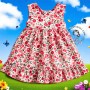 BELLE ROBE POEME DE FLEURS POUPÉE BJD DOLL MEADOWDOLLS 18" SAFFI BAILEY SYLVIA SCARLETT GOTZ AMERICAN GIRL ETC...