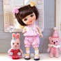 PERRUQUE DOLL WIG PETIT BOB 4.5" POUPÉE BJD MEADOWDOLLS NUNU AMYDOLL SYBARITE FICON NUMINA DEVA DOLLS