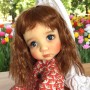 PERRUQUE DOLL WIG ALIZEE CARROT 10.11 POUPEE BJD QBABY ROGERDOLL MEADOWDOLLS MAE ADRYN ZWERGNASE BLYTHE CUSTOM DOLLS