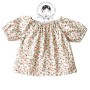 BLOUSE TOP HAUT A FLEURS POUR POUPÉE BJD DOLL MEADOWDOLLS 18" SAFFI BAILEY SYLVIA SCARLETT GOTZ AMERICAN GIRL ETC...