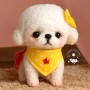 PELUCHE AMOUR D'ARTISTE CHIEN KAWAII MINIATURE BARBIE STODOLL OB11 AMYDOLL LATI YELLOW PUKIFEE BLYTHE PULLIP DOLLHOUSE DIORAMA
