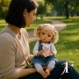 PERRUQUE DOLL WIG TARTINE BLOND GINGER 9.10" POUPÉE BJD QBABY RODGERDOLL MEADOWDOLLS MAE ZWERGNASE BLYTHE CUSTOM DOLLS