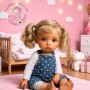 PERRUQUE DOLL WIG TARTINE BLOND GINGER 9.10" POUPÉE BJD QBABY RODGERDOLL MEADOWDOLLS MAE ZWERGNASE BLYTHE CUSTOM DOLLS