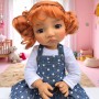 TARTINE CARROT DOLL WIG 9.10" POUPÉE BJD QBABY RODGERDOLL MEADOWDOLLS MAE ZWERGNASE BLYTHE CUSTOM DOLLS