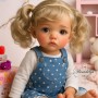 TARTINE CARROT DOLL WIG 9.10" POUPÉE BJD QBABY RODGERDOLL MEADOWDOLLS MAE ZWERGNASE BLYTHE CUSTOM DOLLS