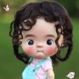 PURE MOHAIR CHOUPETTA VERY DARK BROWN DOLL WIG 9-10 BJD QBABY BLYTHE MEADOWDOLLS MAE ADRYN