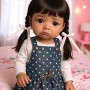 PERRUQUE DOLL WIG INDIANA 9.10" POUPÉE BJD QBABY RODGERDOLL MEADOWDOLLS MAE ZWERGNASE BLYTHE CUSTOM DOLLS