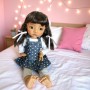 PERRUQUE DOLL WIG INDIANA 9.10" POUPÉE BJD QBABY RODGERDOLL MEADOWDOLLS MAE ZWERGNASE BLYTHE CUSTOM DOLLS