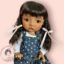 PERRUQUE DOLL WIG INDIANA 9.10" POUPÉE BJD QBABY RODGERDOLL MEADOWDOLLS MAE ZWERGNASE BLYTHE CUSTOM DOLLS