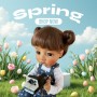 PERRUQUE DOLL WIG PUR MOHAIR MACARON CHOCOLAT 9-10 POUR POUPÉE BJD QBABY BLYTHE MEADOWDOLLS MAE ADRYN