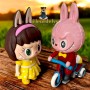 PETIT MONSTRE DOLL MINIATURE POPMART POPMART FIGURINE LUBUBU STODOLL BJD LATI YELLOW BLYTHE MEADOWDOLL DOLLHOUSE DIORAMA