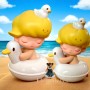 POUPEE DIMOO EN VACANCES FIGURINE POPMART MINIATURE STODOLL BJD LATI YELLOW PUKIFEE MEADOWDOLL BLYTHE PULLIP DIORAMA DOLLHOUSE