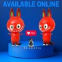 LITTLE MONSTERS ZIMOMO DOLL MINIATURE POPMART FIGURINE LUBUBU STODOLL BJD LATI YELLOW BLYTHE MEADOWDOLL DOLLHOUSE DIORAMA