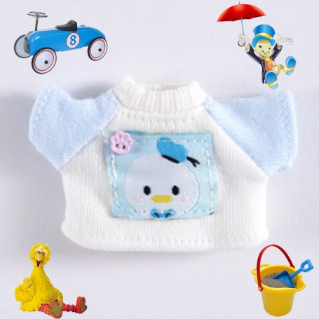 TEE SHIRT KAWAII DONALD LOVE POUR POUPÉE BJD OB11 STODOLL LATI WHITE SP PUKIPUKI NUNU SPROUT MEADOWDOLLS NENDOROID DOLLS...
