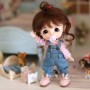 TEE SHIRT BLANC ROSE POUR POUPÉE OB11 STODOLL BJD AMYDOLL LATI WHITE SP PUKIPUKI OBITSU 11 CM DOLLS